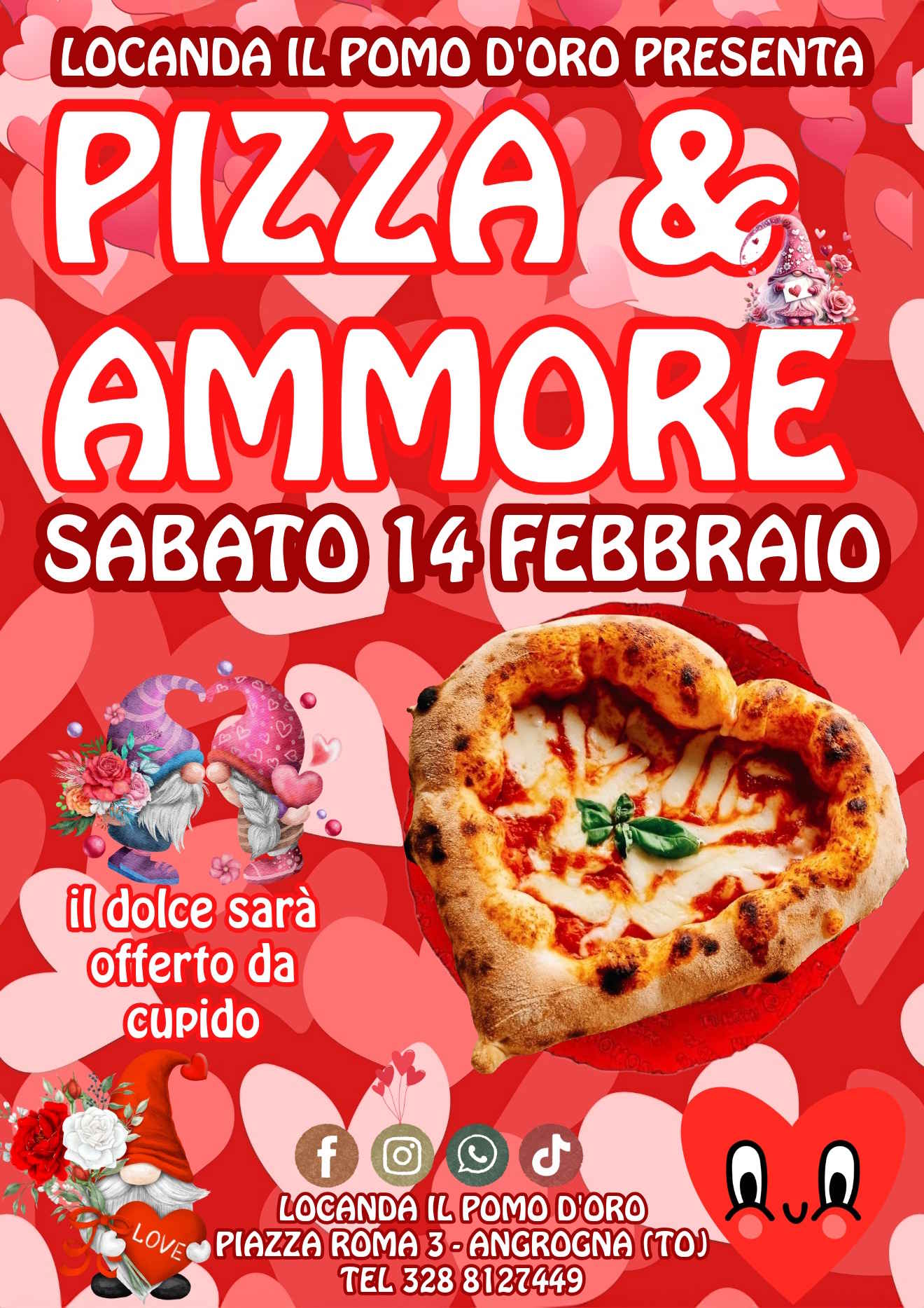 Pizza e ammore 14 febbraio